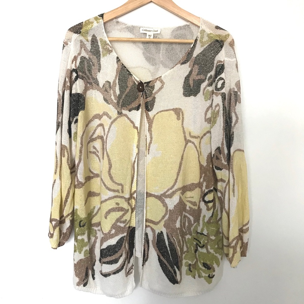 Coldwater Creek Cardigan 3/4 Sleeves